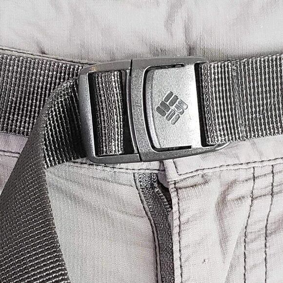 Columbia Cargo Shorts Omni-Shade Sun Protection Men's Size 36 Gray Nylon - Picture 8 of 13